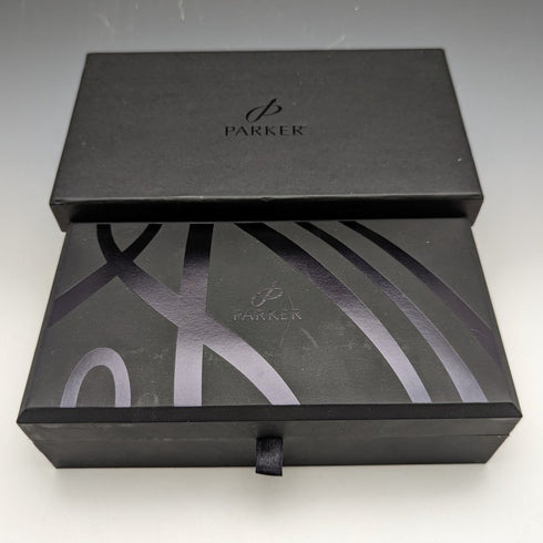 British Parker Duofold Rollerball Pen Green Check Boxed